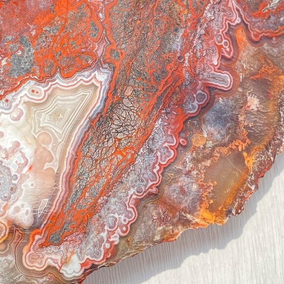 Natural Mexican Crazy Lace Agate Slab - Picture 7 of 10